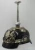 Bavarian Silver Chevau-Leger Officers Pickelhaube with Haarbush Visuel 8